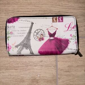 Elegant Pink Parisian Women's Wallet